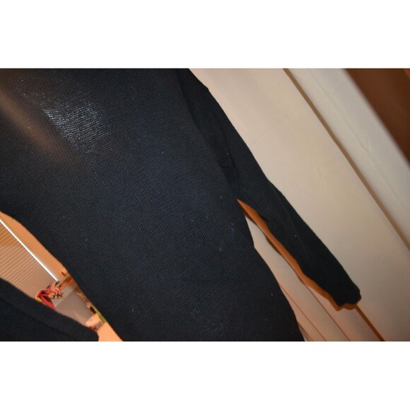 Vintage Dress Black with Rhinestones and Beads - Picture 7 of 7